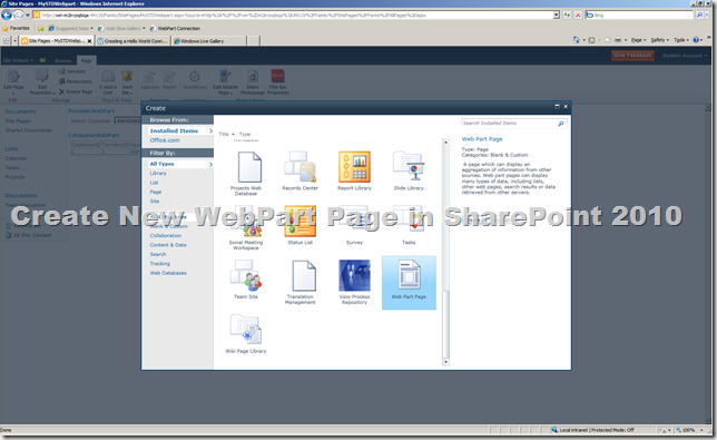 Bytes Matters: Creating & Deploying SharePoint 2010 Standard WebPart ...